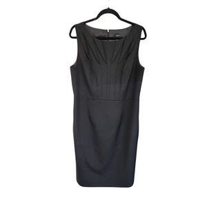 Ann Taylor Classy Black Sheath Dress Size 14